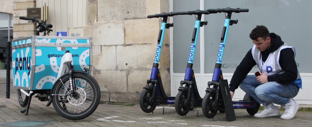 Batteribyte på elscootrar