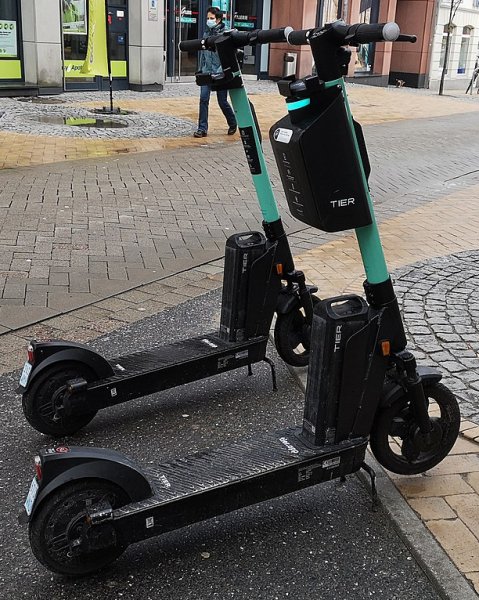 Bild på en Tier 4 elsparkcykel